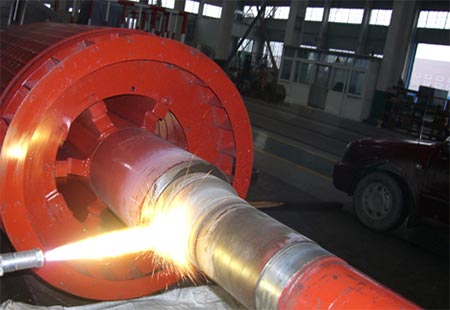 熱噴涂在電工制線拉絲領域的應用